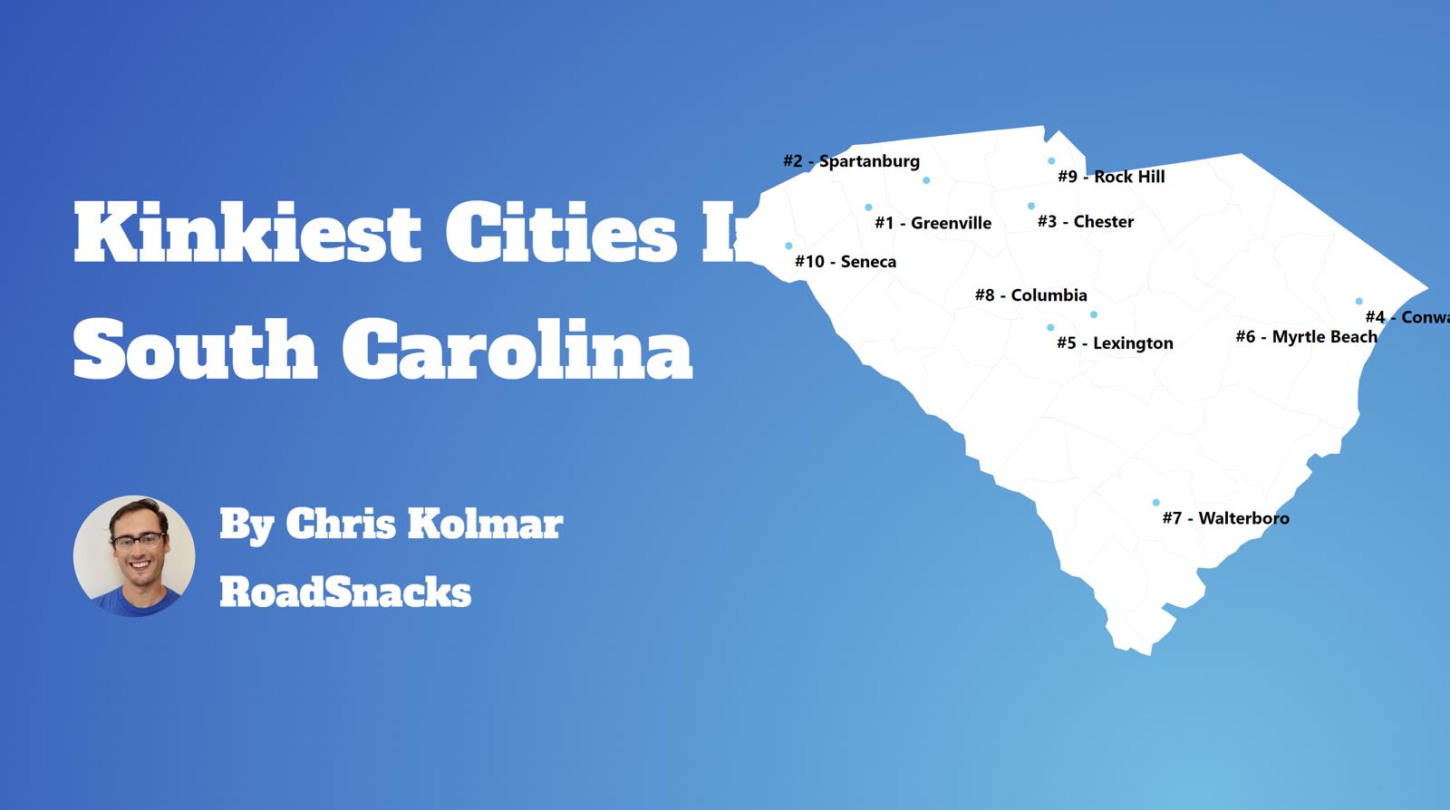 Kinkiest Cities In South Carolina Map