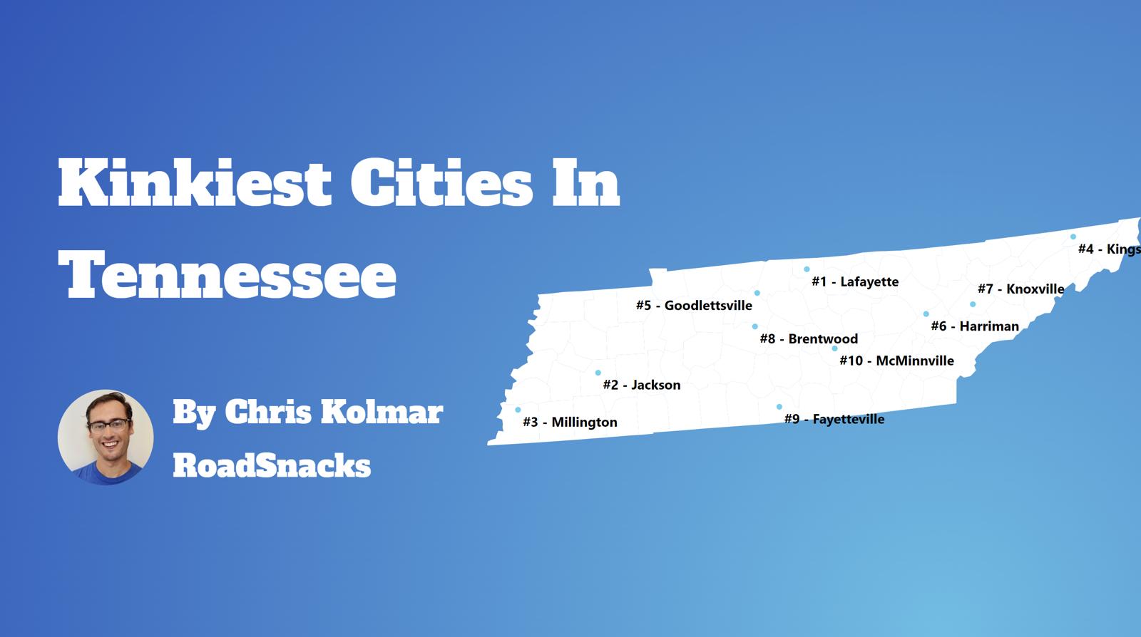 Kinkiest Cities In Tennessee Map