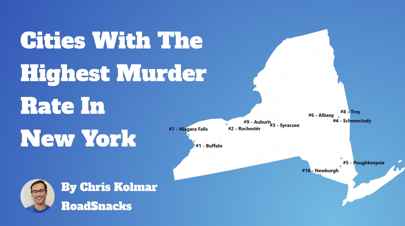 Cities With Highest Murder Rate In New York Map