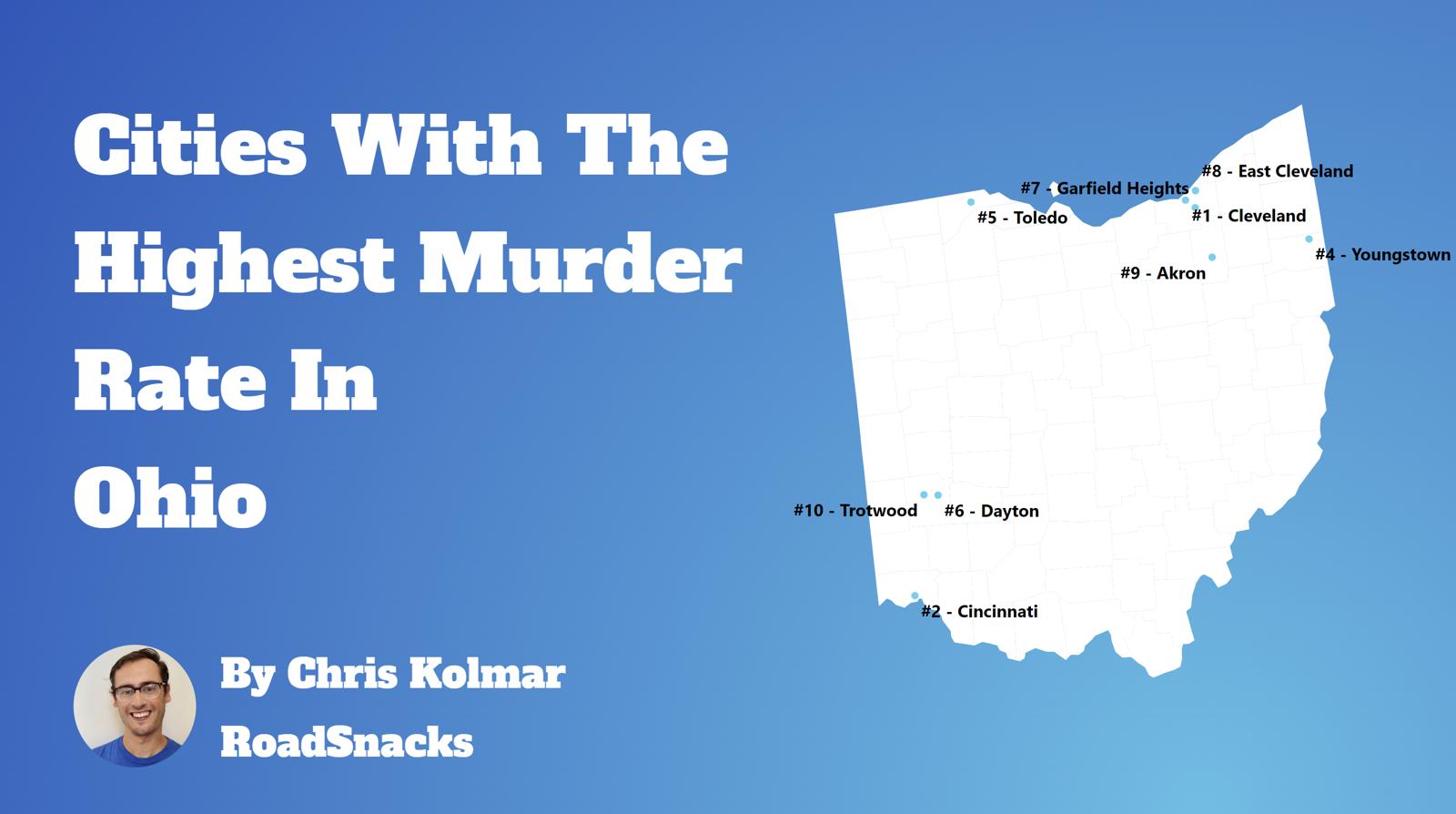 Cities With Highest Murder Rate In Ohio Map