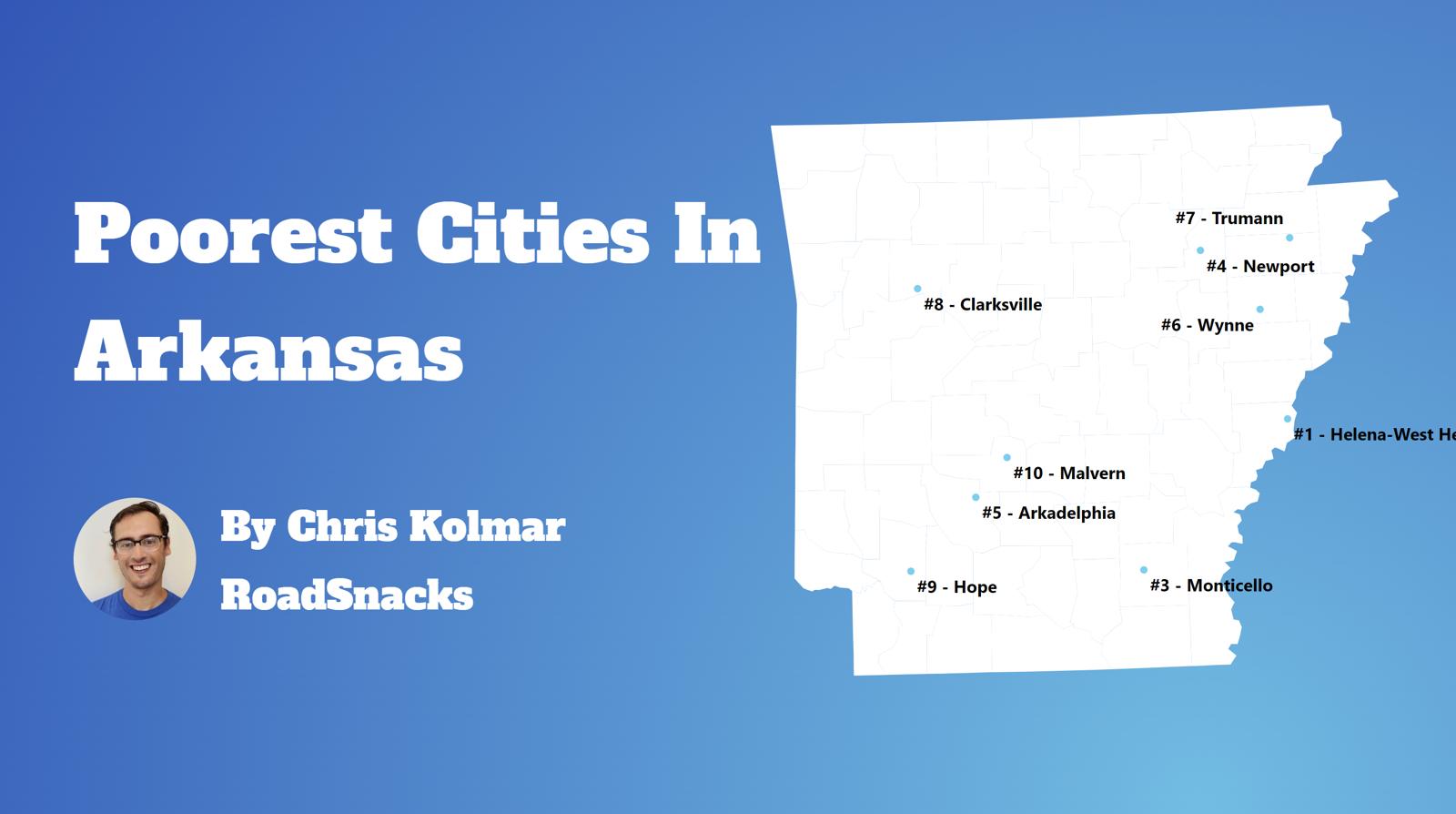 Poorest Places In Arkansas Map