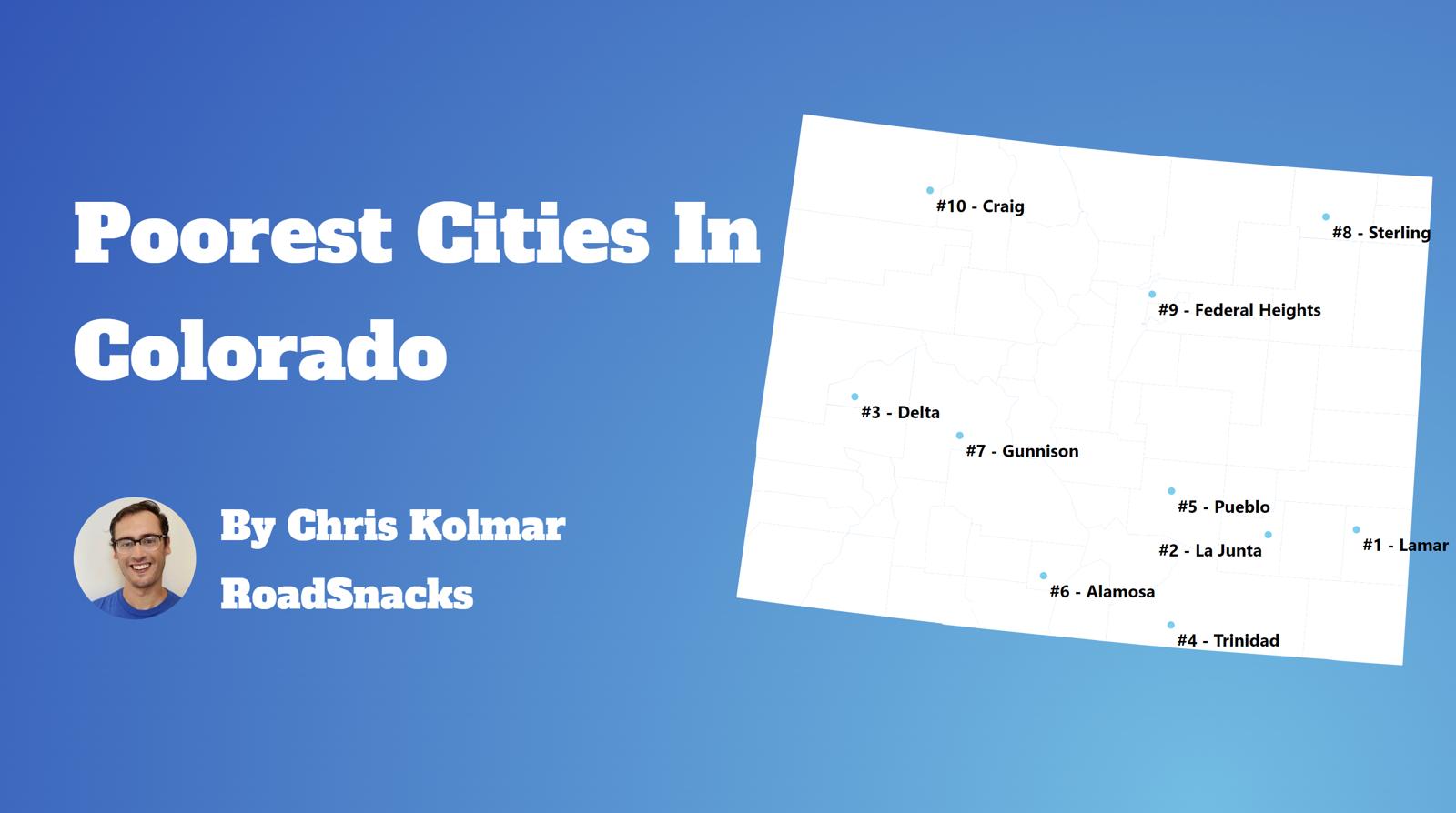 Poorest Places In Colorado Map