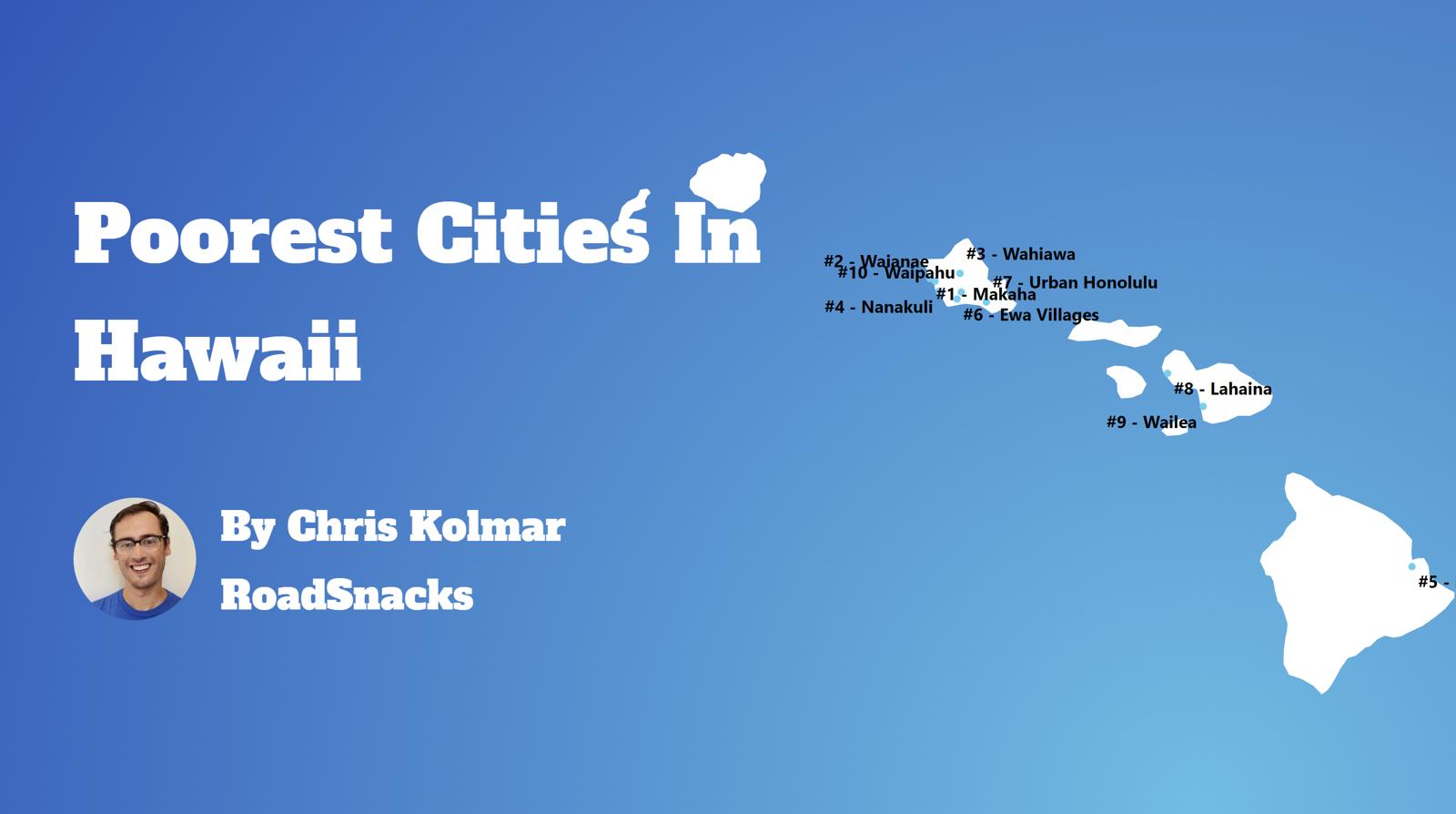Poorest Places In Hawaii Map