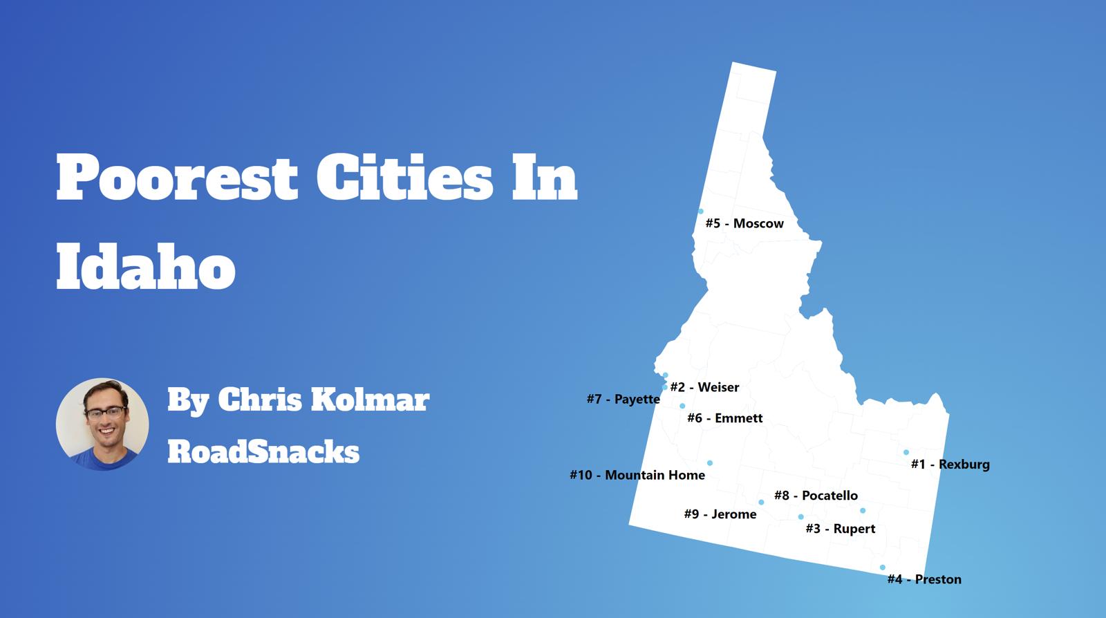 Poorest Places In Idaho Map