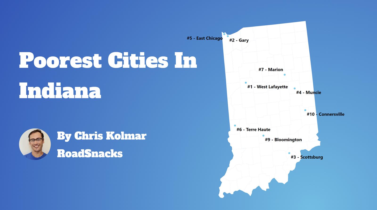Poorest Places In Indiana Map