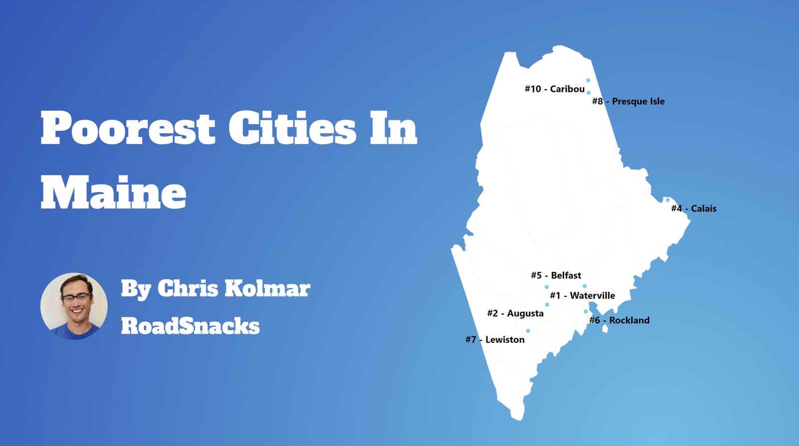 Poorest Places In Maine Map