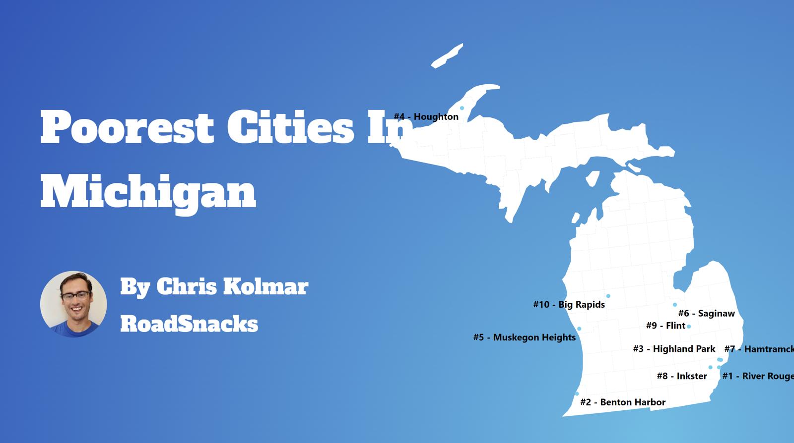 Poorest Places In Michigan Map