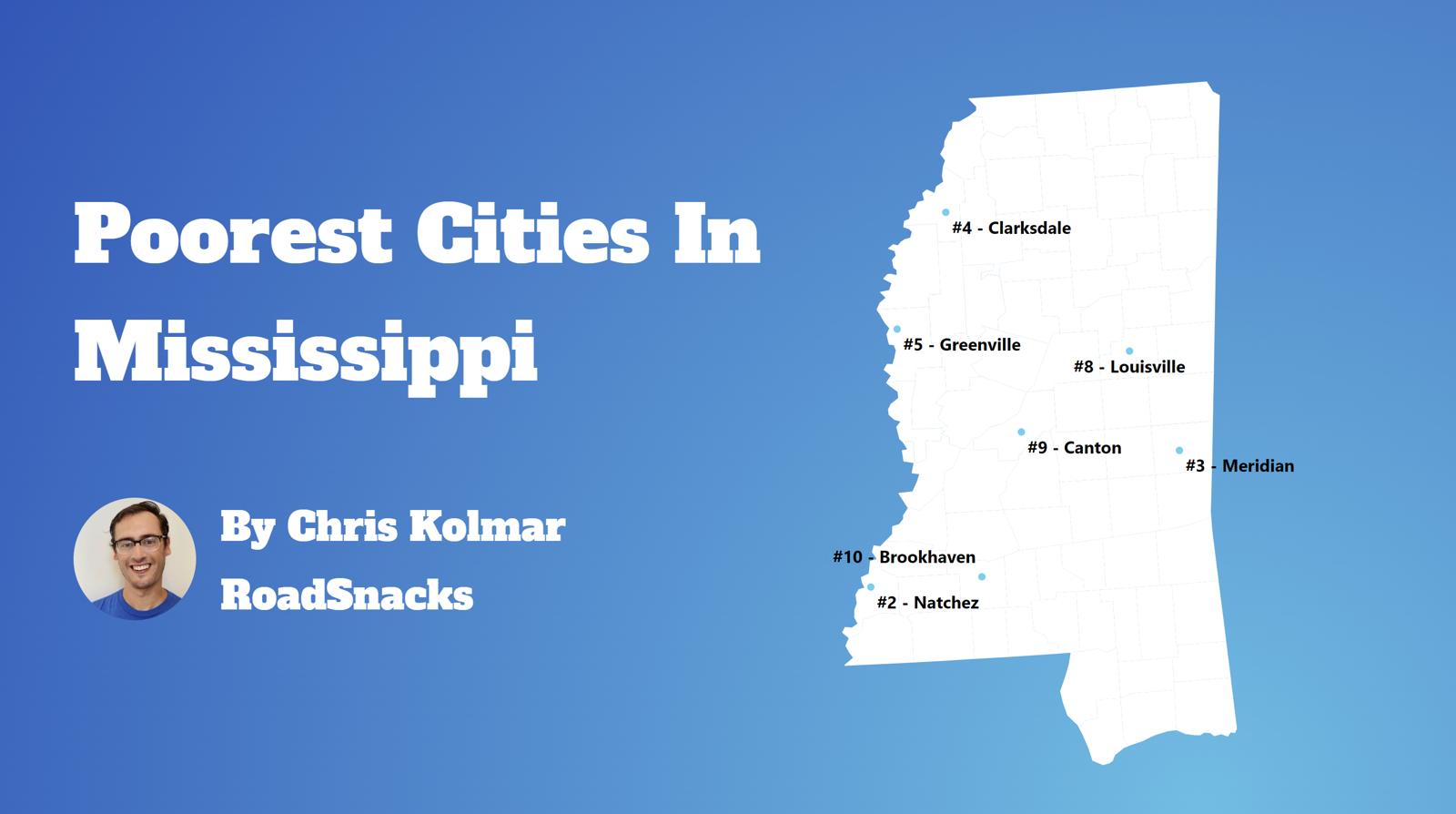 Poorest Places In Mississippi Map