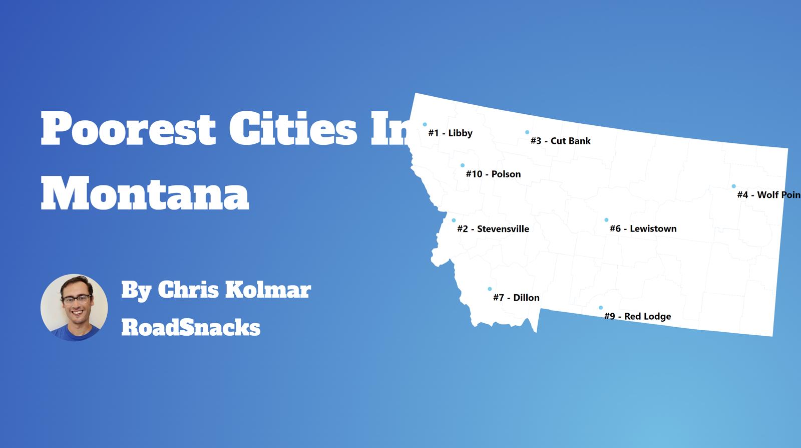 Poorest Places In Montana Map