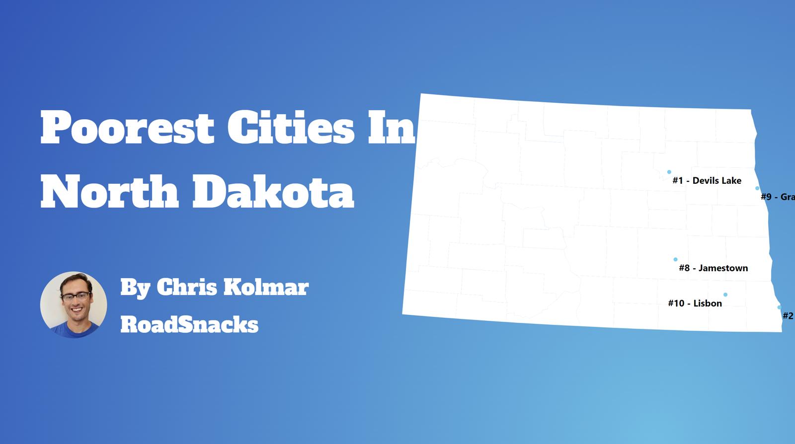 Poorest Places In North Dakota Map