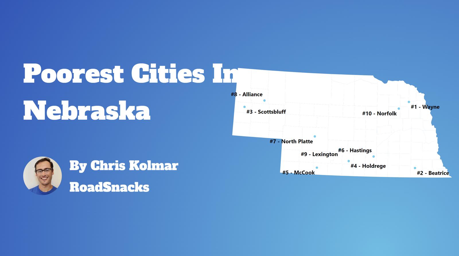 Poorest Places In Nebraska Map