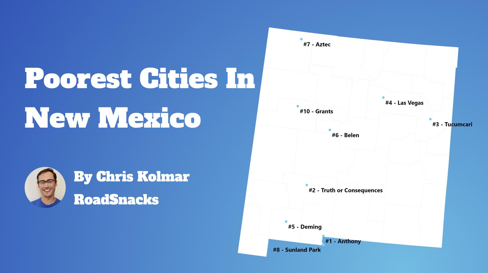 Poorest Places In New Mexico Map