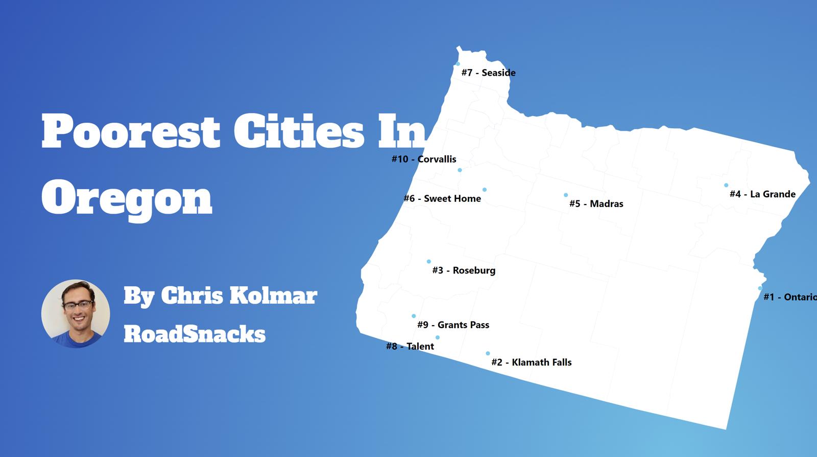 Poorest Places In Oregon Map