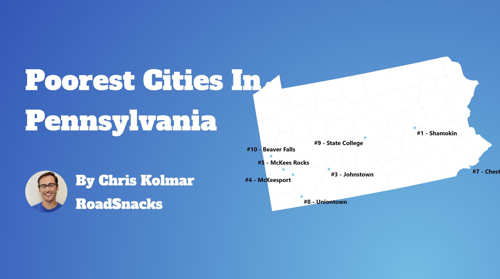 Poorest Places In Pennsylvania Map