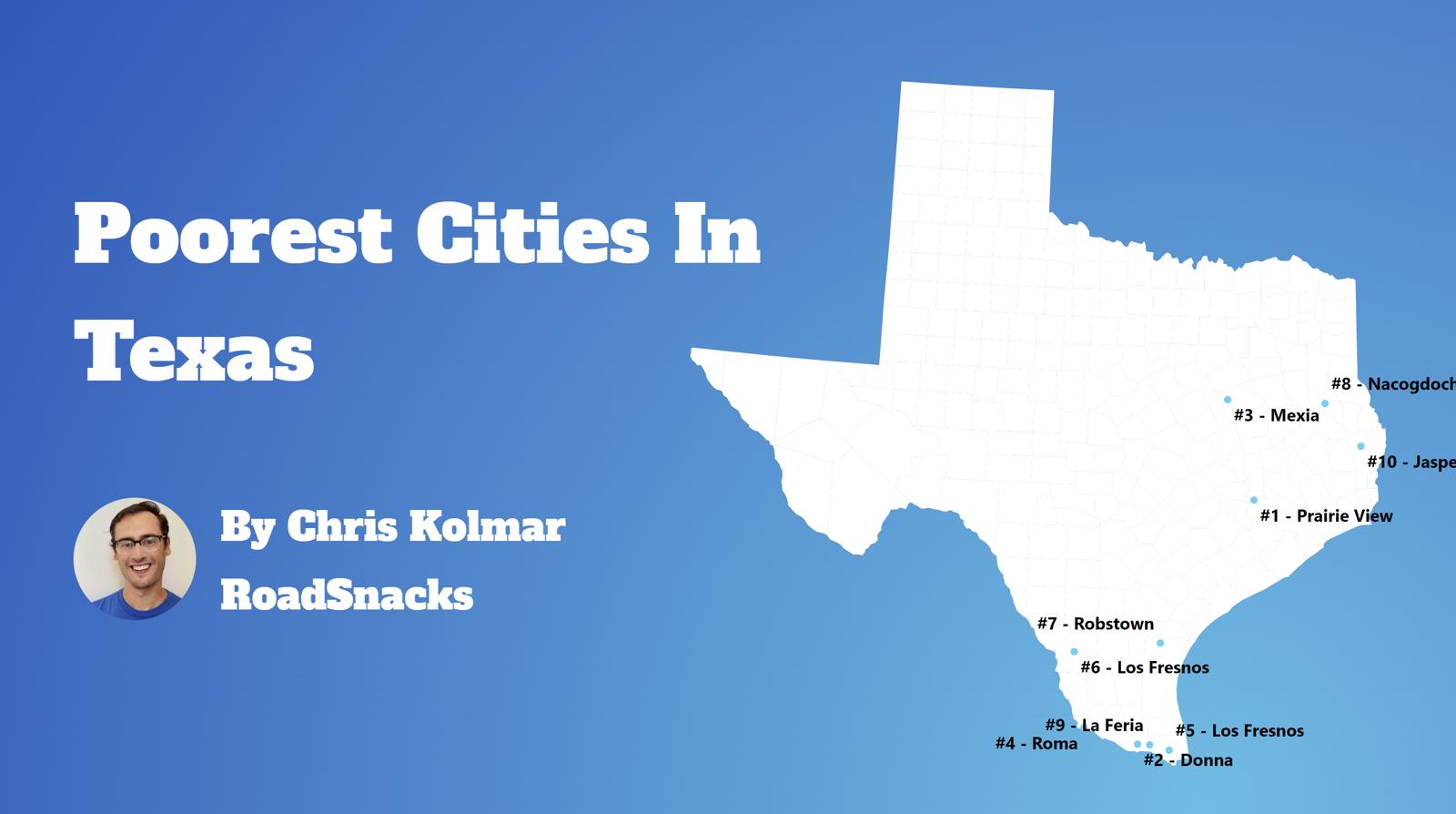 Poorest Places In Texas Map
