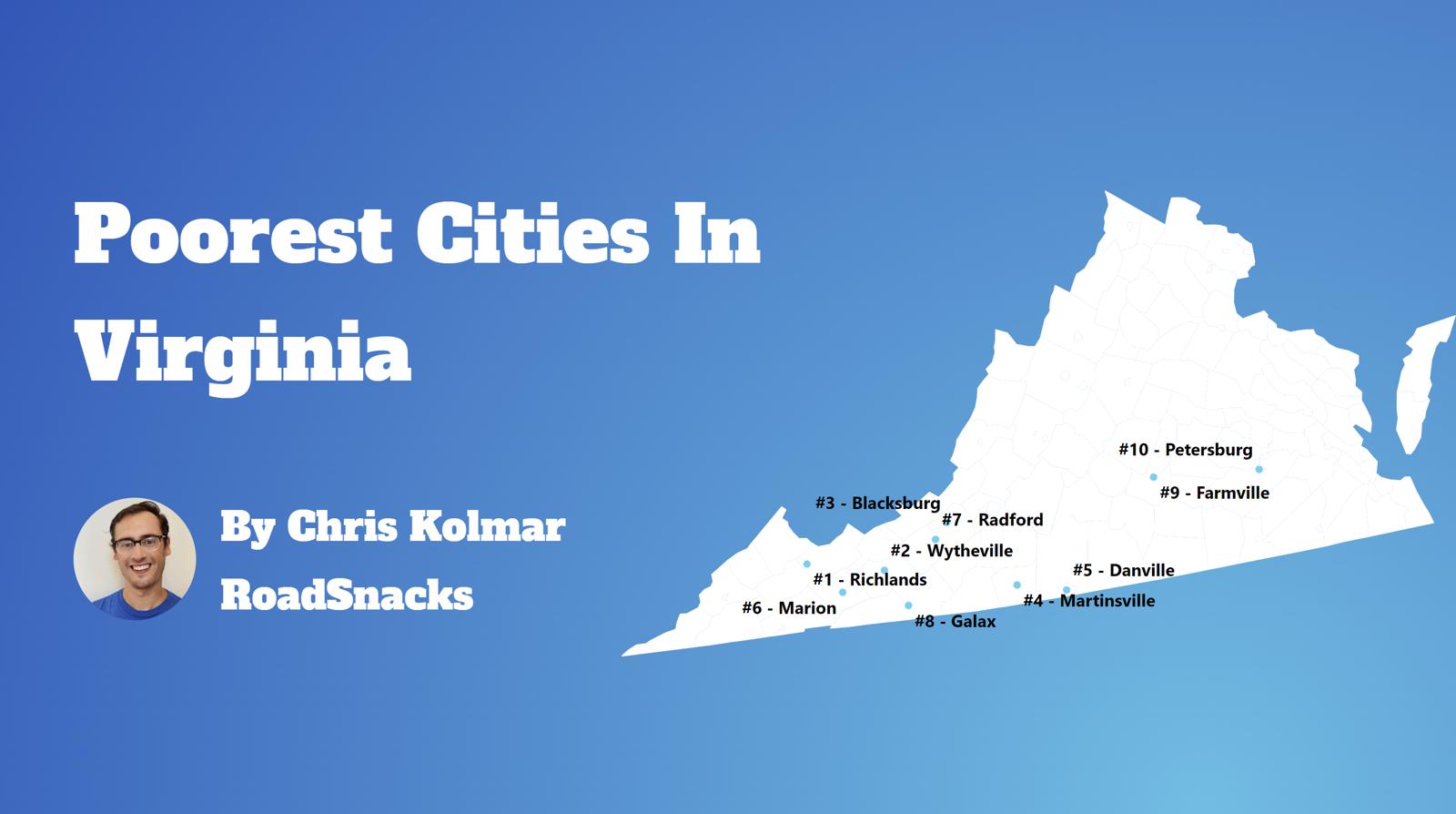 Poorest Places In Virginia Map