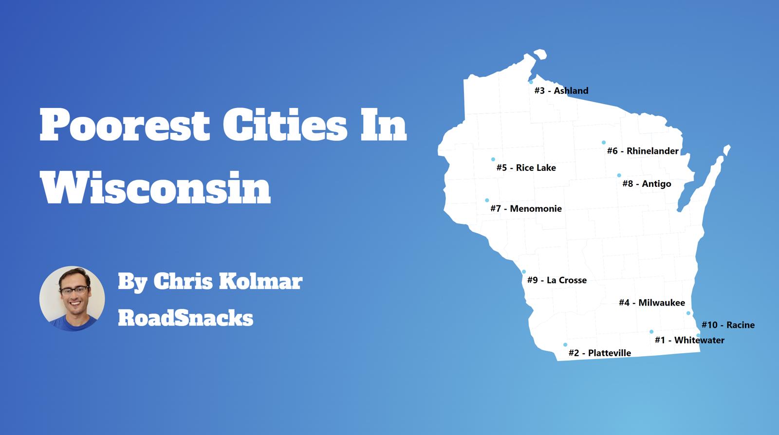 Poorest Places In Wisconsin Map