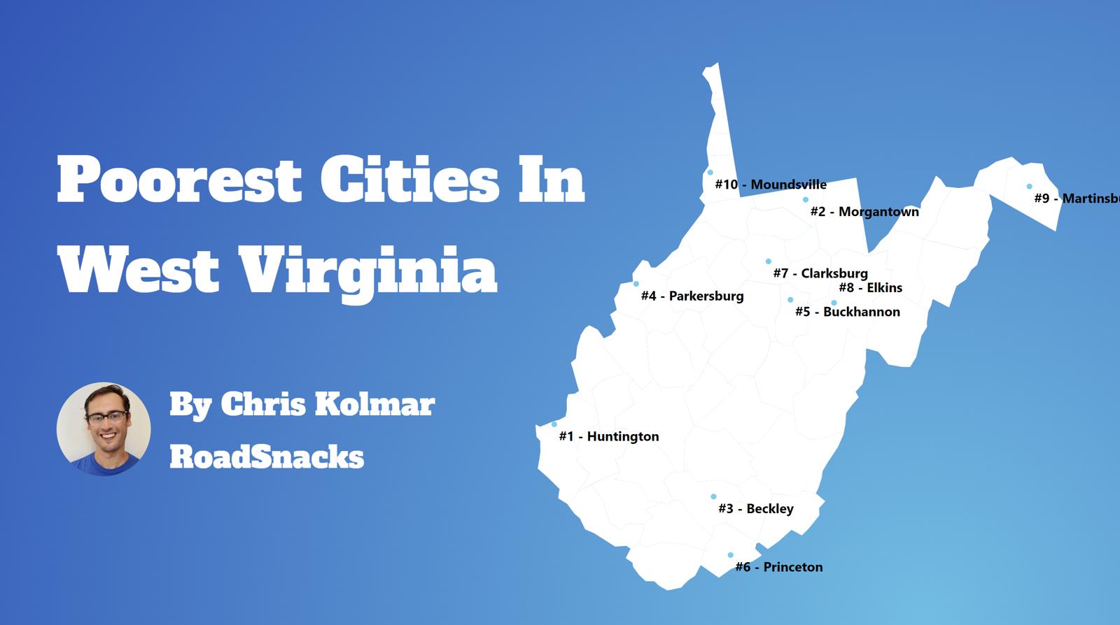 Poorest Places In West Virginia Map
