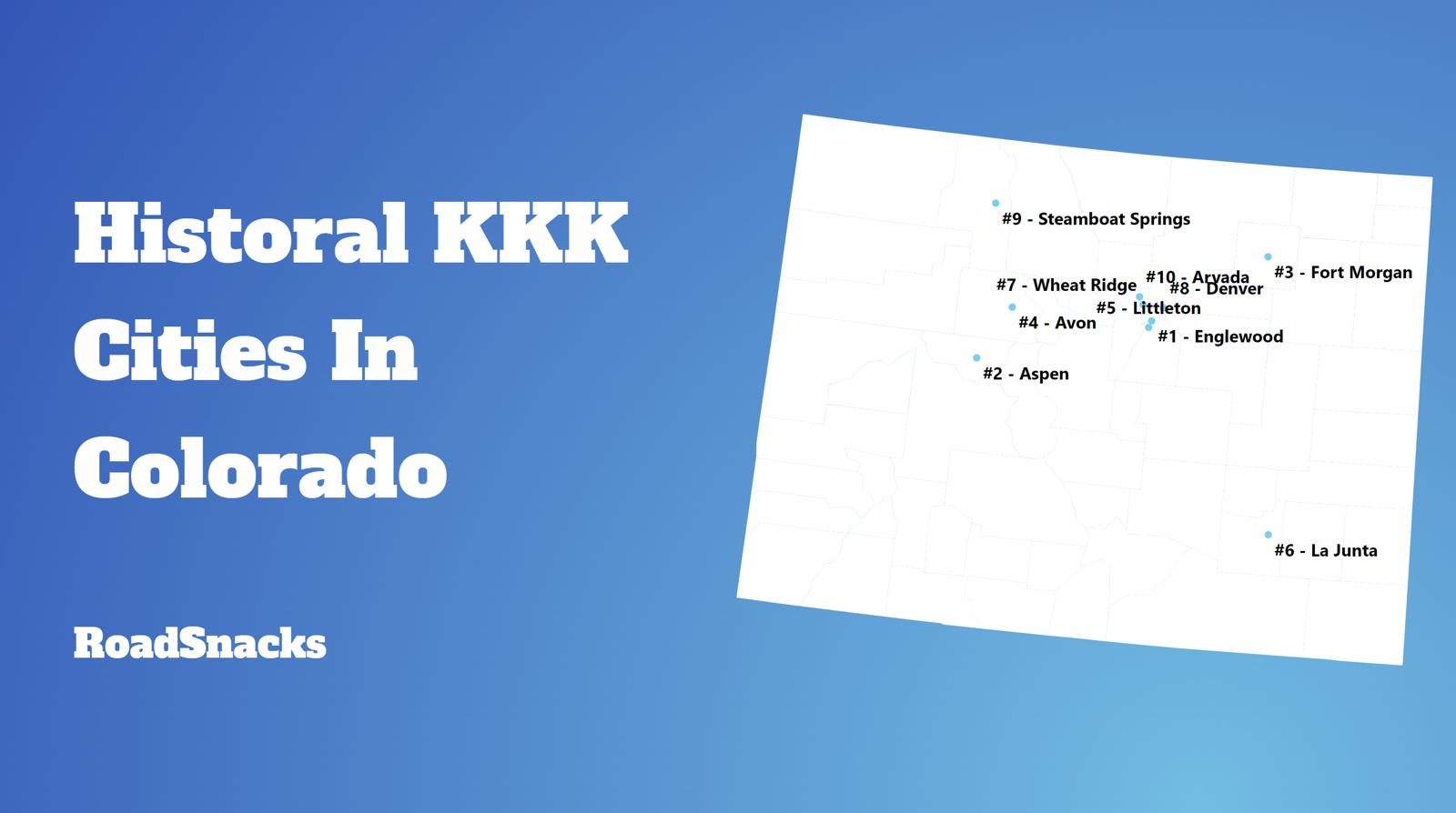 Most Racist Cities In Colorado Map