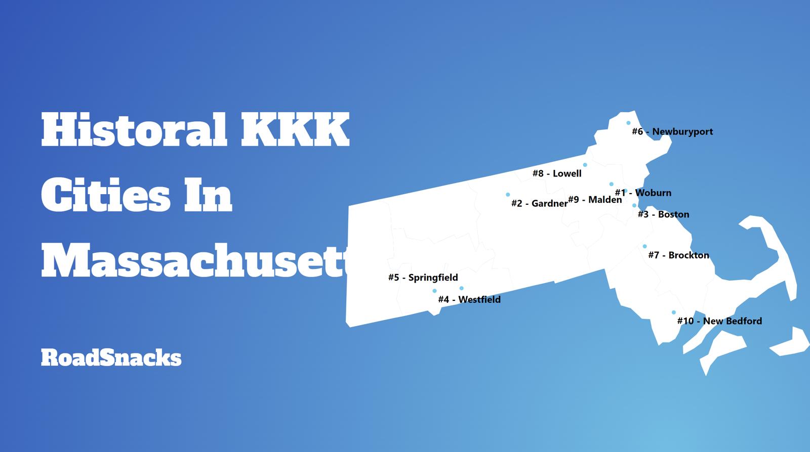Most Racist Cities In Massachusetts Map