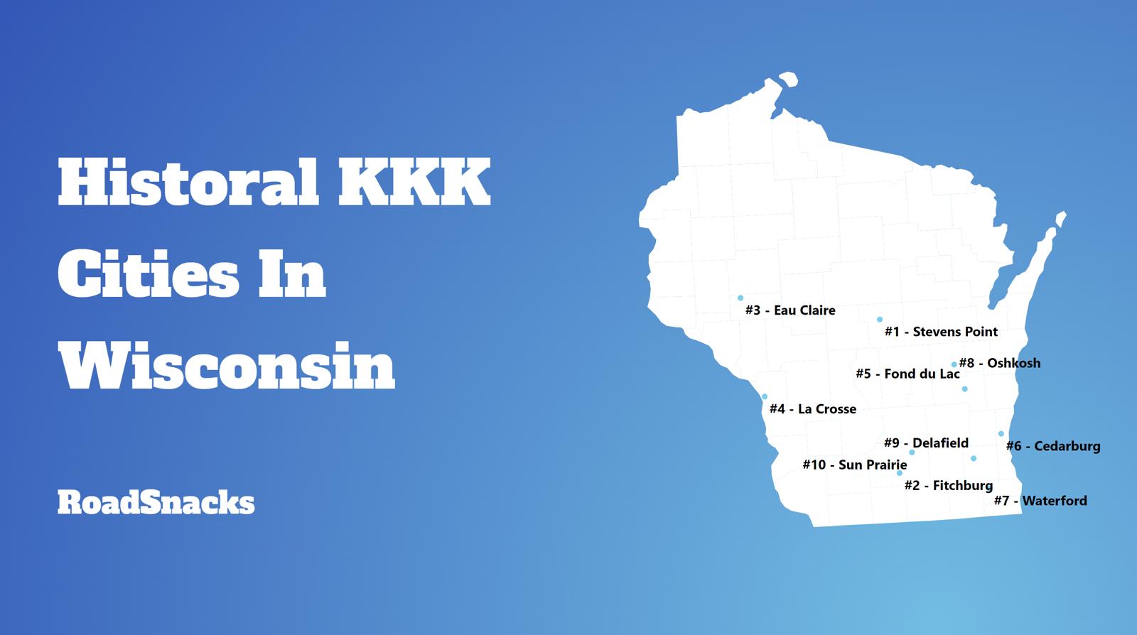 Most Racist Cities In Wisconsin Map