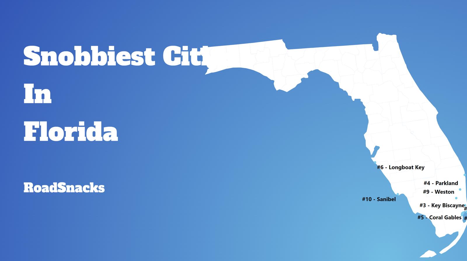 Snobbiest Cities In Florida Map
