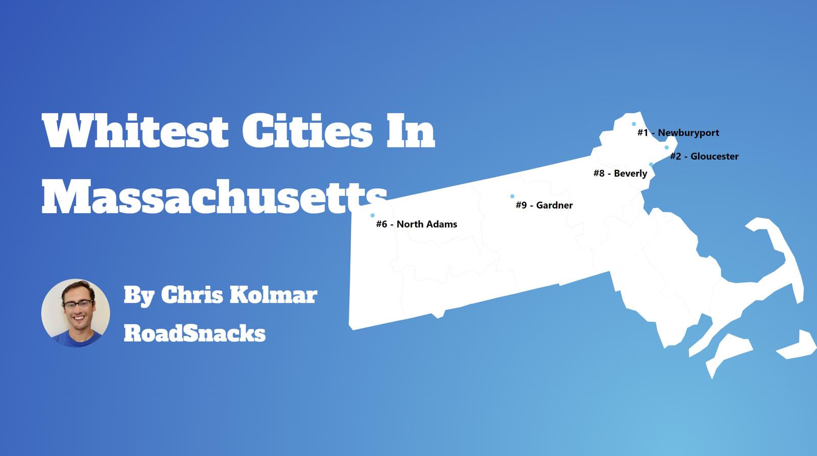 Cities With Highest White Population In Massachusetts Map
