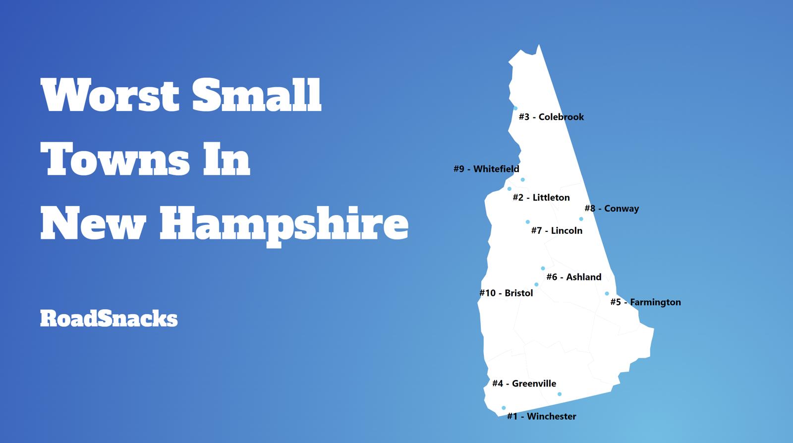 Worst Small Towns To Live In New Hampshire Map
